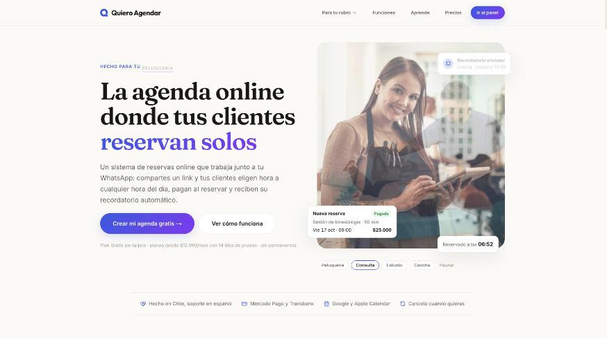 Sitio de Quieroagendar